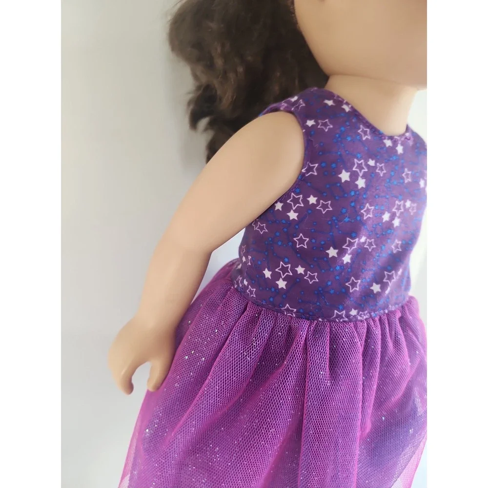 My Life Doll 2013 Brown Wavy Hair With Purple Star Dress Has  Blemishes‎ Photos
